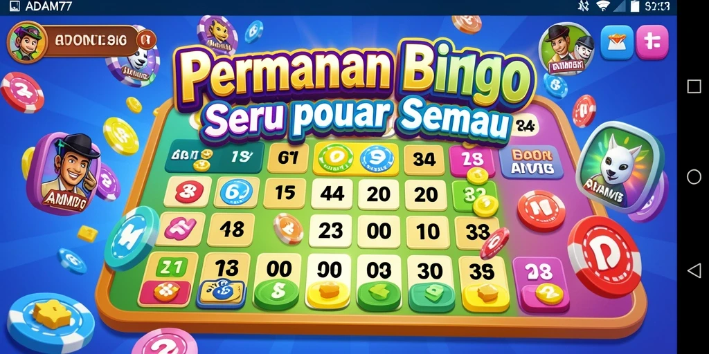 Gameplay seru Bingo di ADAM77 yang mengasyikkan.