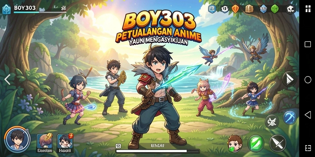 Tangkapan layar gameplay BOY303 menampilkan aksi laga yang mendebarkan.