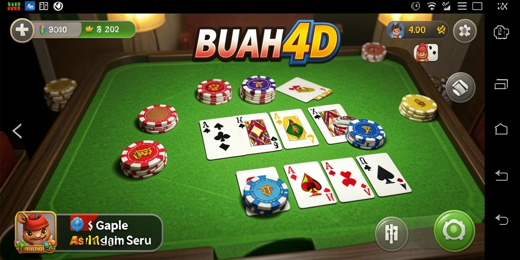 Tampilan gameplay <strong>BUAH4D</strong> yang menarik dan interaktif.