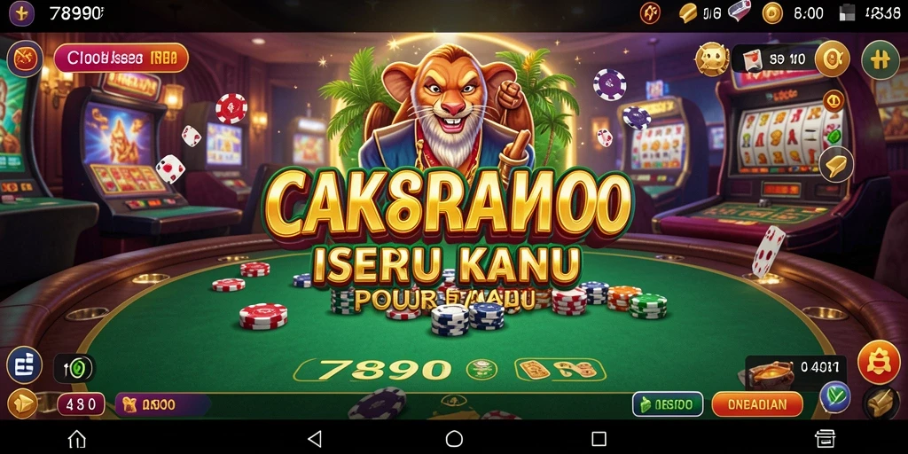 Tampilan gameplay seru dari C7890 dengan berbagai permainan kasino.