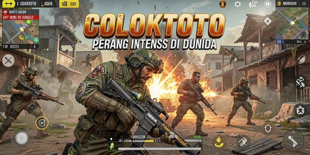 Tangkapan layar COLOKTOTO menampilkan adegan seru dalam permainan Battle Royale.