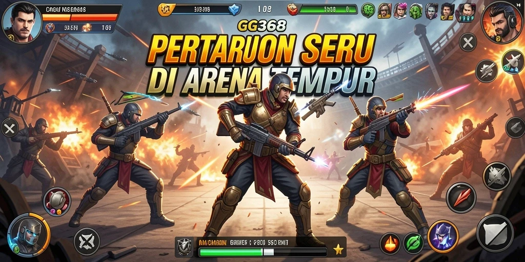 Gameplay seru pertarungan di GG368, penuh aksi dan strategi.