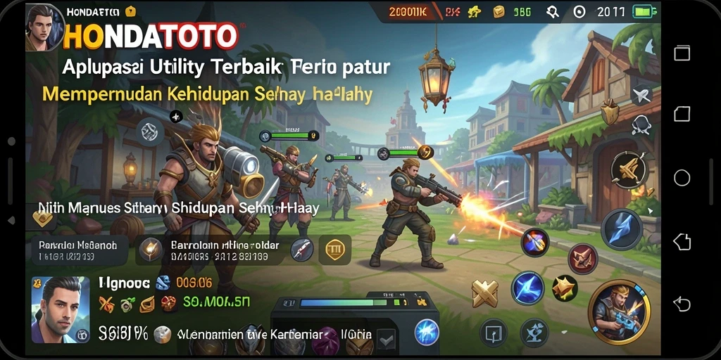 Tampilan antarmuka HONDATOTO yang intuitif dan mudah digunakan.