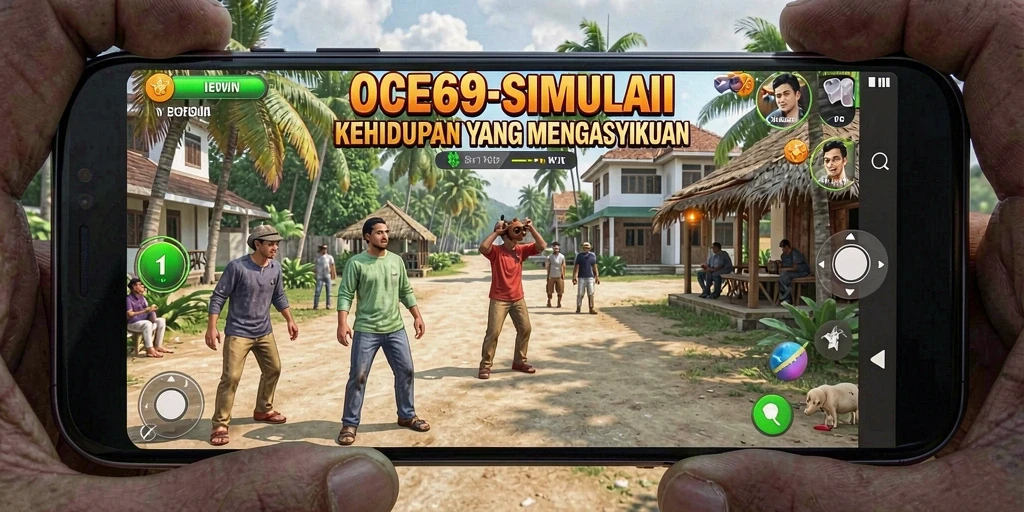 Tangkapan layar gameplay OCE69 yang menarik dan interaktif.