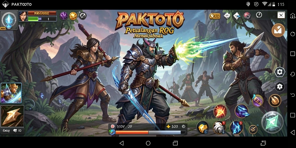 Tampilan gameplay PAKTOTO yang memukau dan menantang.