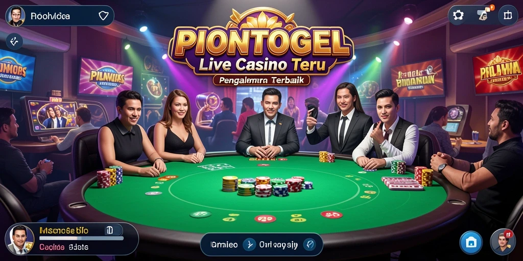 Tampilan permainan Live Casino yang menarik dan interaktif.