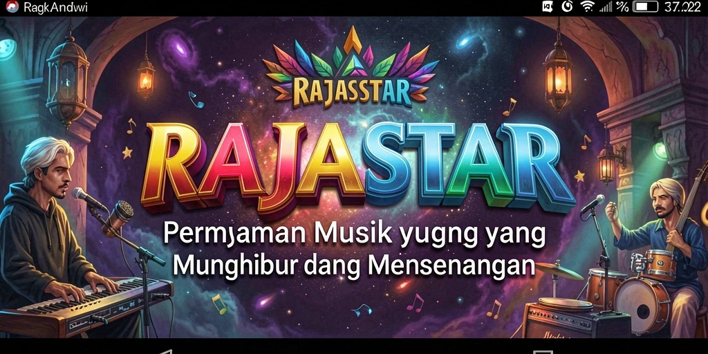 Tampilan layar permainan RAJASTAR yang menampilkan gameplay seru.