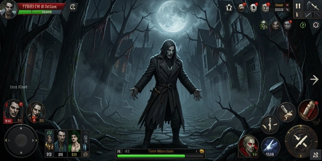 Tampilan gameplay YYRR yang menegangkan dan menyeramkan.
